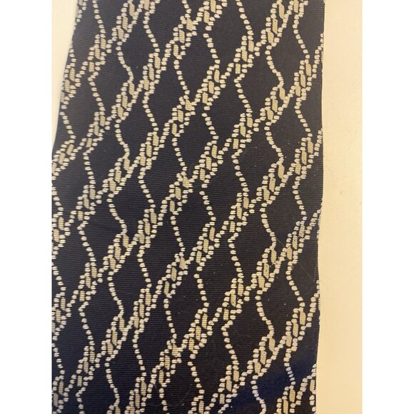 Banana Republic Men's Silk Ribbed Abstract Print Tie Made In Italy 59Lx4W - Picture 8 of 9